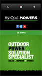 Mobile Screenshot of hy-qualmowers.com.au